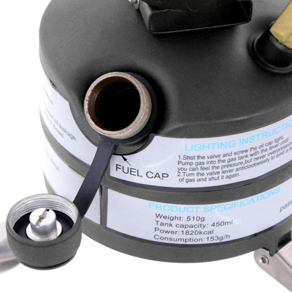 MIL-TEC US-Militärstil M-95 Flüssigbrennstoffbrenner Outdoor Camping Benzinkocher