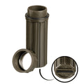 Mil-Tec Wasserdichter Streichholzkoffer mit Feuersteinboden, Camping-Survival-Streichholzhalter, Oliv