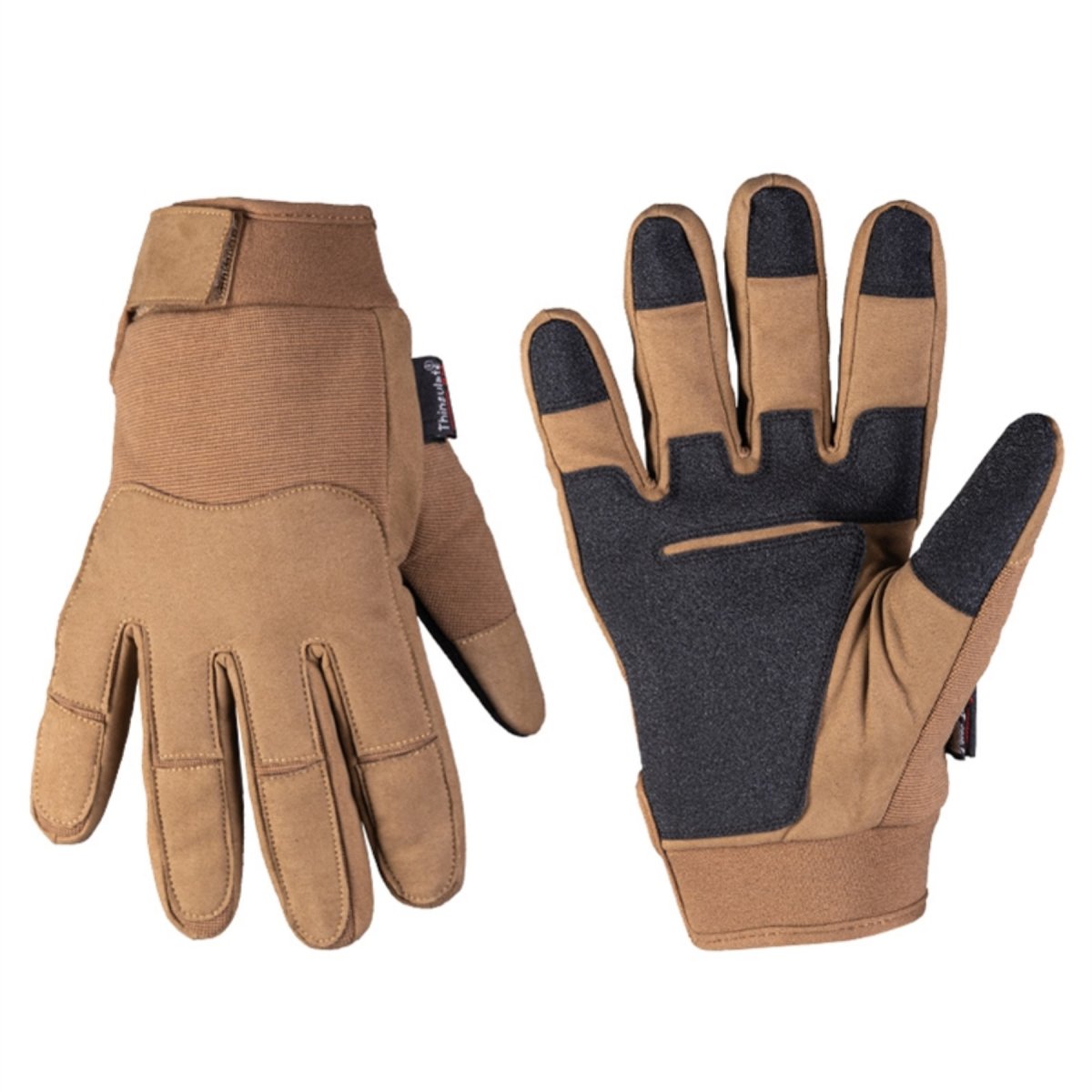 Taktische Winterhandschuhe von Mil-Tec, Thinsulate HiPora, wasserabweisend, kalt, Coyote