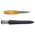 MORAKNIV Woodcarving 106 Holzbearbeitungswerkzeug aus Kohlenstoffstahl, Handwerker-Schnitzmesser