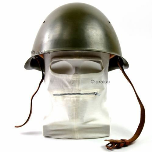 NEU Italien italienische Armee weiße Gesichtsmaske Sturmhaube Zwei-Loch-Maske mit Reißverschluss - GoMilitar