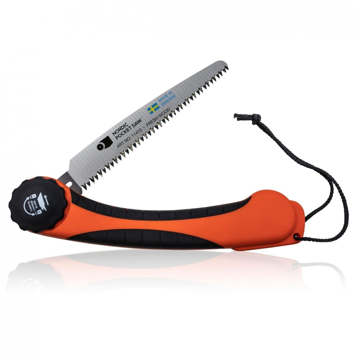 NORDIC POCKET SAW Klappbare Säge aus frischem Holz, kompaktes Wander- und Campingwerkzeug