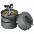 OPTIMUS CRUX LITE TACTICAL Kochsystem Gaskocher Camping Wandern Holzbrenner Pfanne 