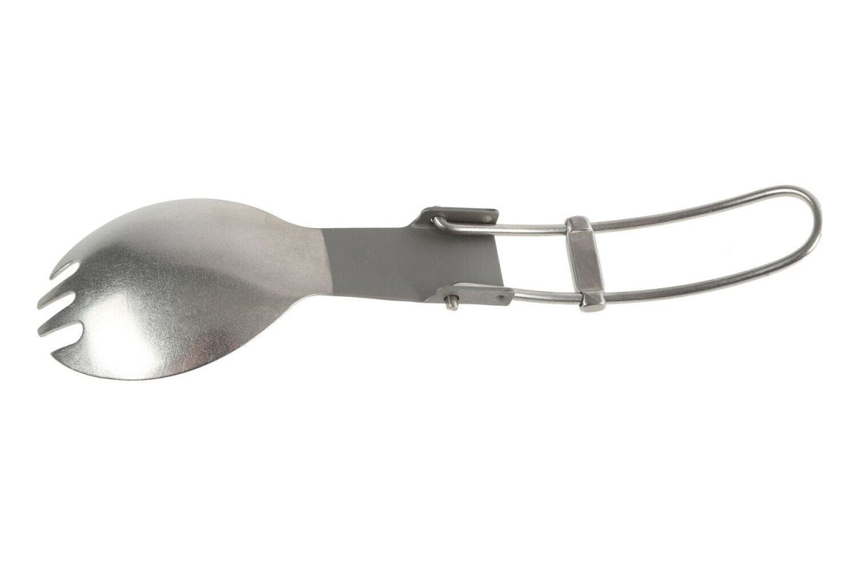 OPTIMUS TITANIUM SPORK Ultraleichter zusammenklappbarer Wander- und Rucksack-Überlebenslöffel