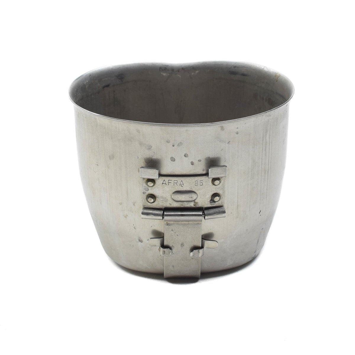 Original Österreichische Bundesheer Feldflasche Edelstahlbecher Klappgriff Militärausgabe