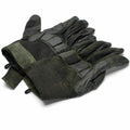 Original österreichische Bundesheer Kampftaktikhandschuhe Leder Nomex Militärhandschuhe