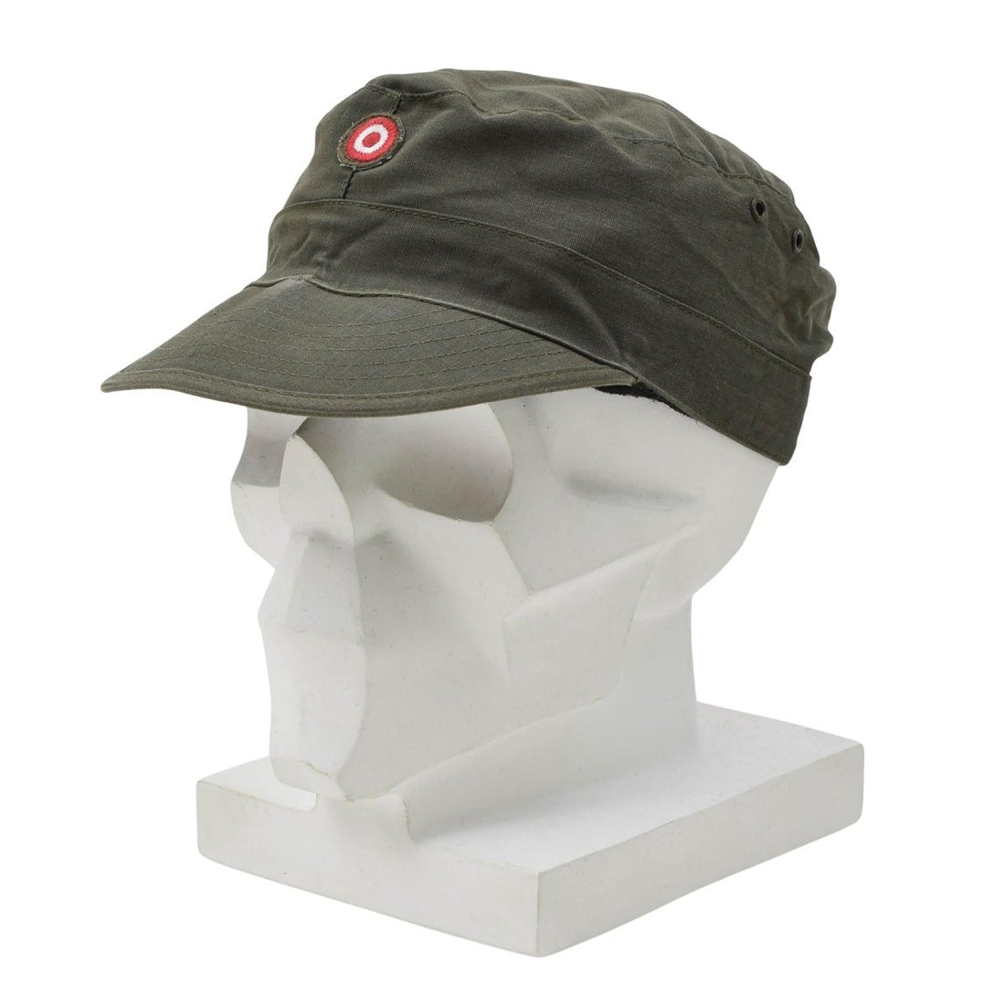 Original österreichisches Bundesheer KAZ03 Kampfmütze Ripstop, Militär-Ausstellung, Oliv, gebraucht