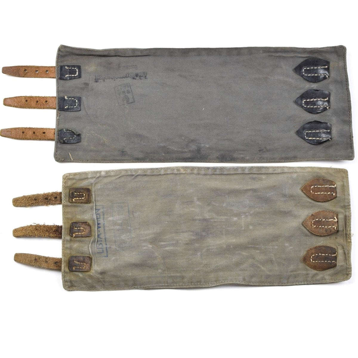 Original österreichische Armee M58 Beingamaschen. Vintage Militärüberschussgamaschen