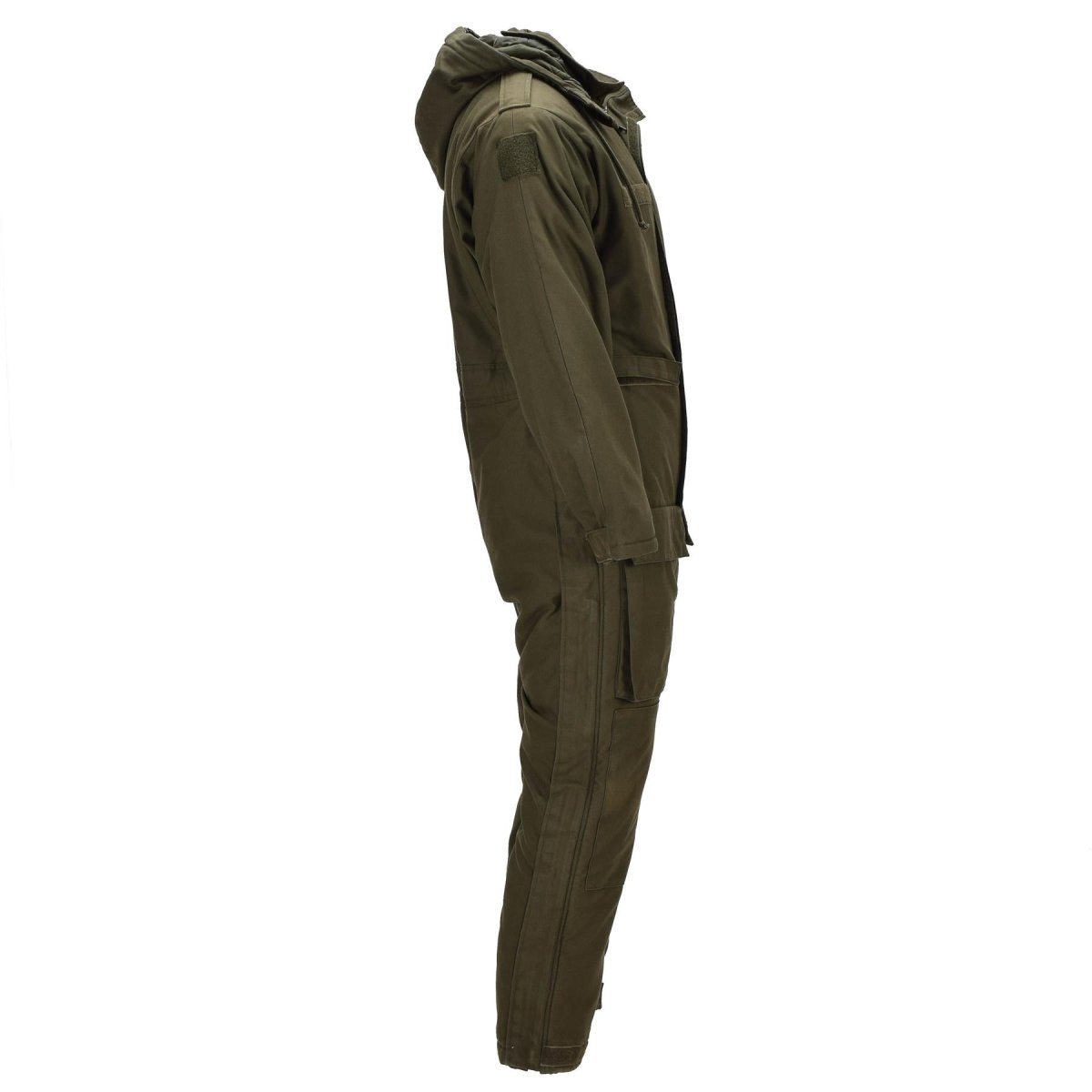 Original österreichischer Panzeroverall mit Kapuze und gefüttertem Mechanikeroverall Oliv