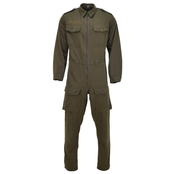 Original österreichischer BH-Militär-Overall für Herren, Mechaniker, Polycotton-Anzug, Oliv – GoMilitar