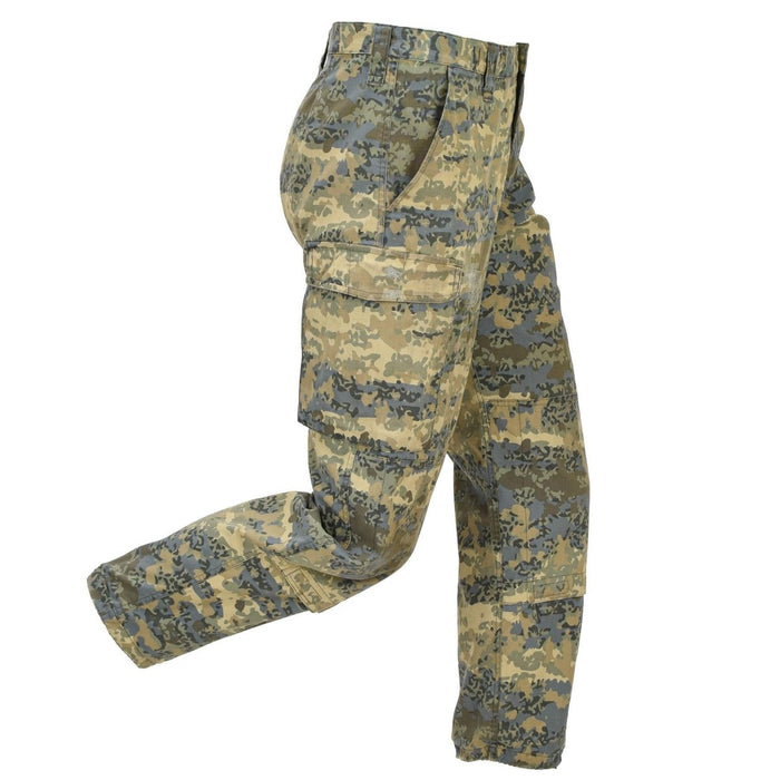 Original österreichische Militär-Cargohose mit verstärkten Knien, Tarnanzug Camo - GoMilitar