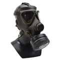 Originales österreichisches Militär-Drager-Gasmasken-Set, militärisches Sammlerstück, Olive, gebraucht
