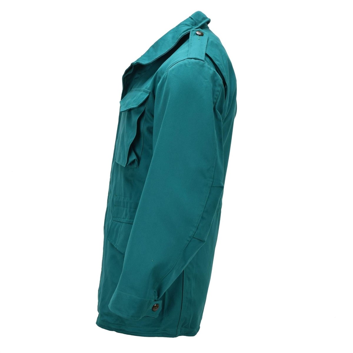 Original österreichische Militär-Feldjacke, Parka im klassischen M65-Stil, Baumwolle, Grün