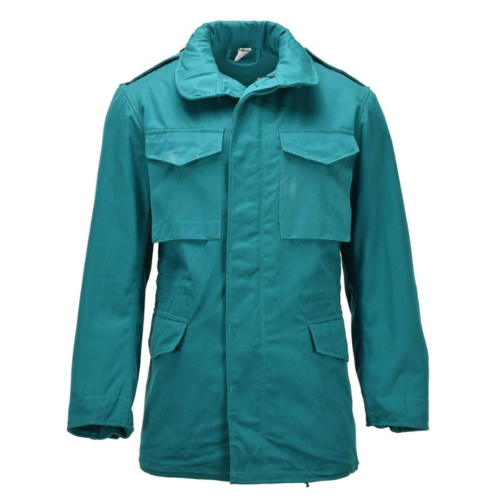 Original Austrian Military Field Jacket Parka Classic M65 Style Cotton Green - GoMilitar