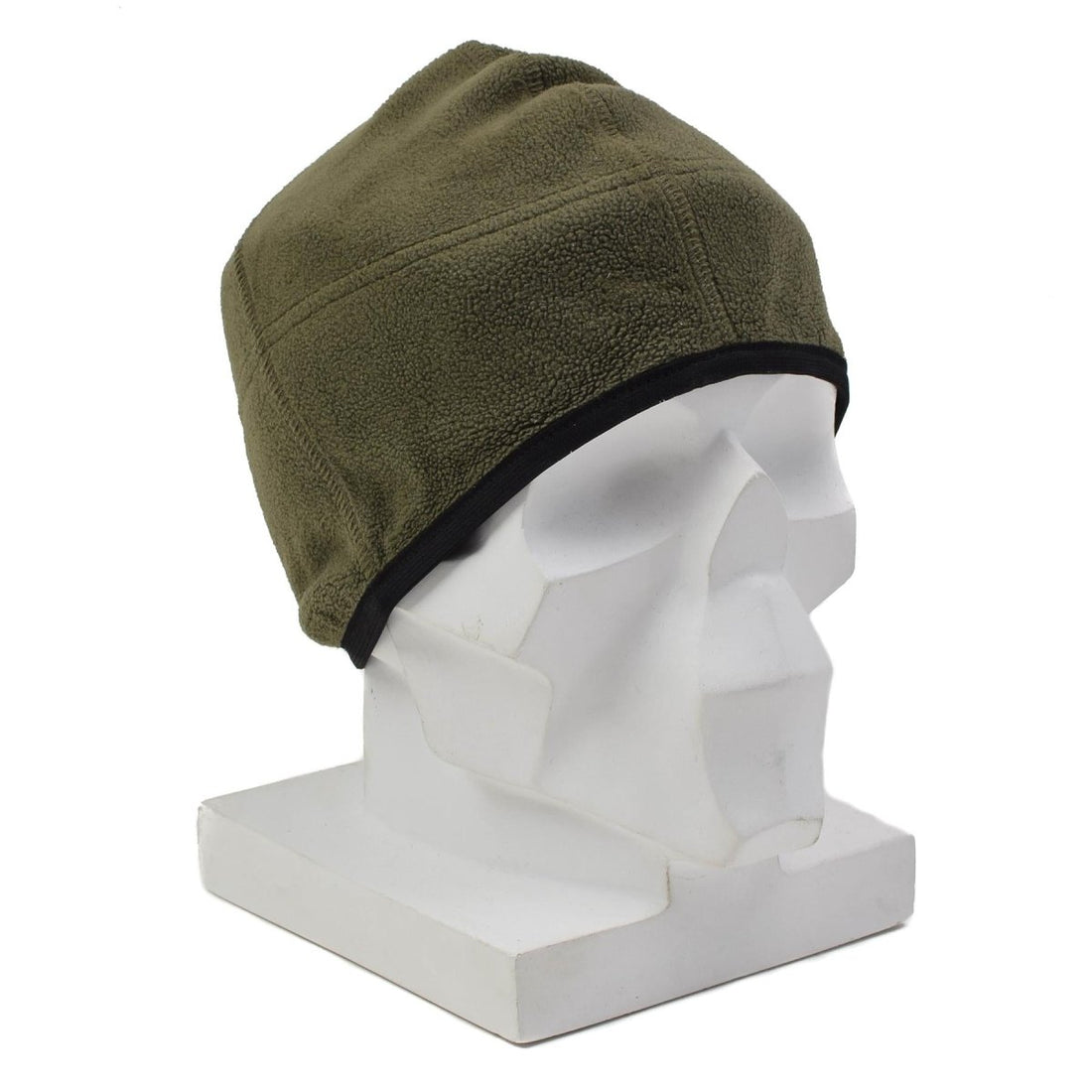 Original österreichische Militär-Fleece-Mütze, weich, warm, Winter, Outdoor, Oliv