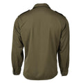 Original österreichisches Militär-Hemdkleid in Olivgrün mit langen Ärmeln, lässig, leicht, NEU