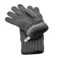 Original Österreichische Militärwärmer Wollhandschuhe grau atmungsaktiv gestrickt Winter NEU