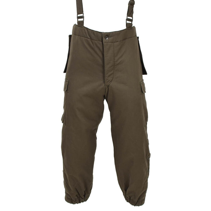 Original österreichische Militär-Winterhose, isoliert, wasserabweisend, Oliv – GoMilitar