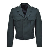 Original belgische Armee Bluse Jacke Feldtruppen lässig Wolle Blouson grün NEU