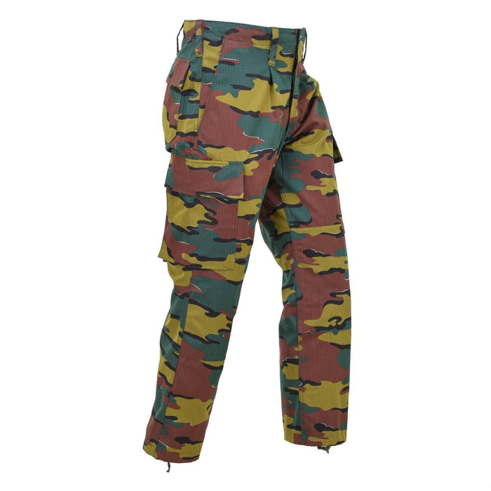 Originale Feldkampfhose der belgischen Armee Ripstop-Jigsaw-Tarnhose NEU – GoMilitar