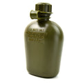 Original belgische Militär-M1-Wasserflasche mit Abdeckung für Feldausrüstung, Flasche, Oliv