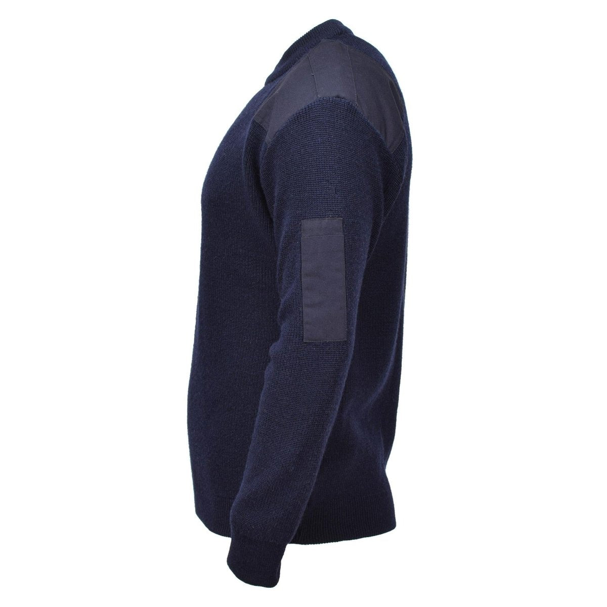 Original belgischer Militärpullover, warmer, gestrickter blauer Pullover, Armeeüberschuss, NEU