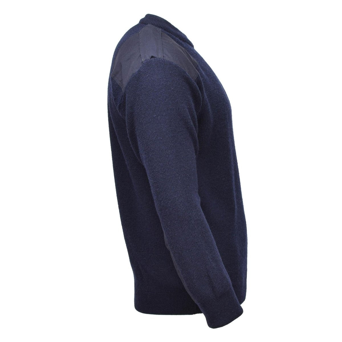 Original belgischer Militärpullover, warmer, gestrickter blauer Pullover, Armeeüberschuss, NEU