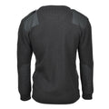 Original belgischer Militärpullover aus Wolle, dunkelgrün, warm, atmungsaktiv, NEU