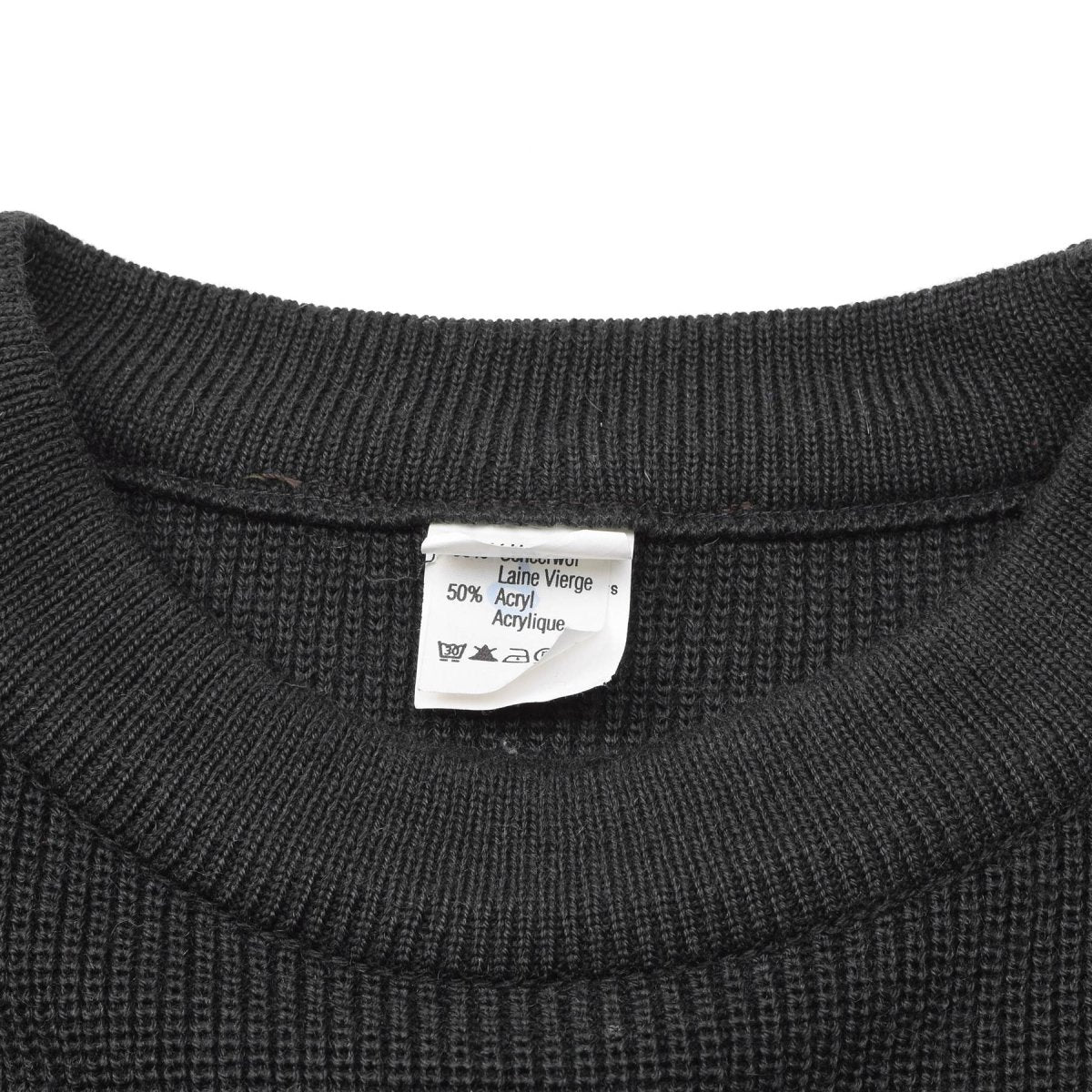 Original belgischer Militärpullover aus Wolle, dunkelgrün, warm, atmungsaktiv, NEU