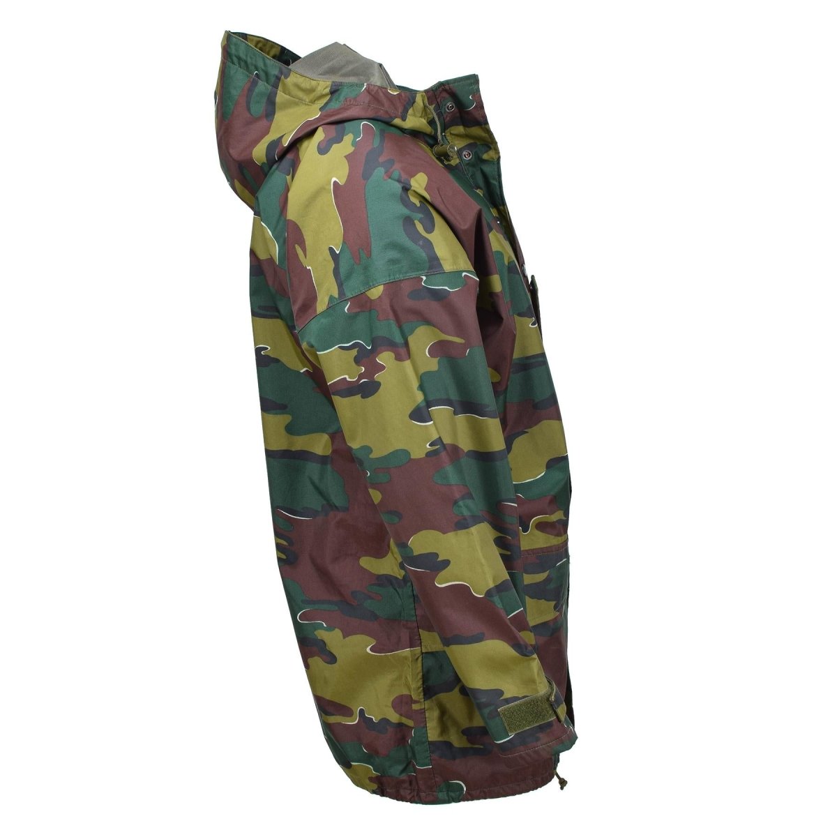 Original belgische Militär-Regenjacke mit Jigsaw-Tarnung, Seyntex-Regenmantel