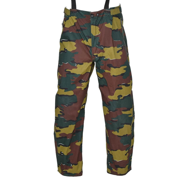 Originale wasserdichte Hose des belgischen Militärs Jigsaw Camo Seyntex-Regenhose – GoMilitar