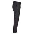 Original belgische Militär-Arbeits-Cargohose, strapazierfähig, verstärkte Knie, schwarz, NEU