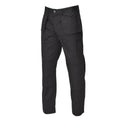 Original belgische Militär-Arbeits-Cargohose, strapazierfähig, verstärkte Knie, schwarz, NEU