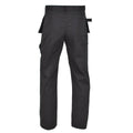 Original belgische Militär-Arbeits-Cargohose, strapazierfähig, verstärkte Knie, schwarz, NEU