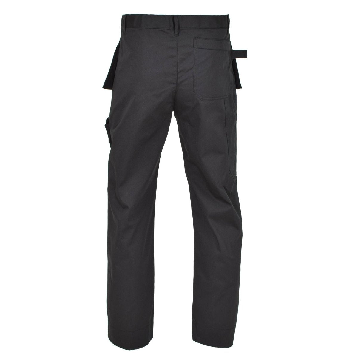 Original belgische Militär-Arbeits-Cargohose, strapazierfähig, verstärkte Knie, schwarz, NEU