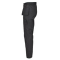 Original belgische Militär-Arbeits-Cargohose, strapazierfähig, verstärkte Knie, schwarz, NEU