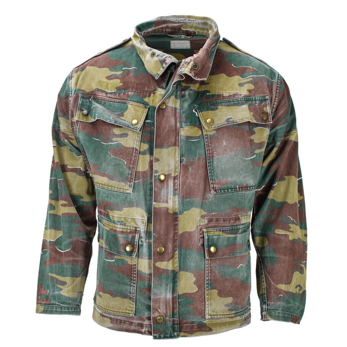 Original belgische Militär-M56-Puzzle-Tarnjacke, Feldkampftruppen-Armee – GoMilitar