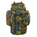 Original belgischer militärischer taktischer Feldrucksack, groß, 110 l, Wander- und Campingtasche
