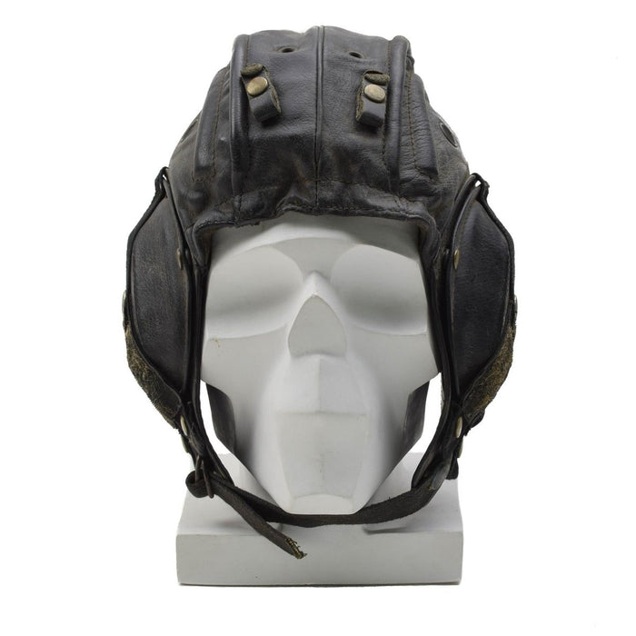 Original Belgien Militär Tanker Schutzhelm Ohren-Kopfschutz Hut Schwarz - GoMilitar