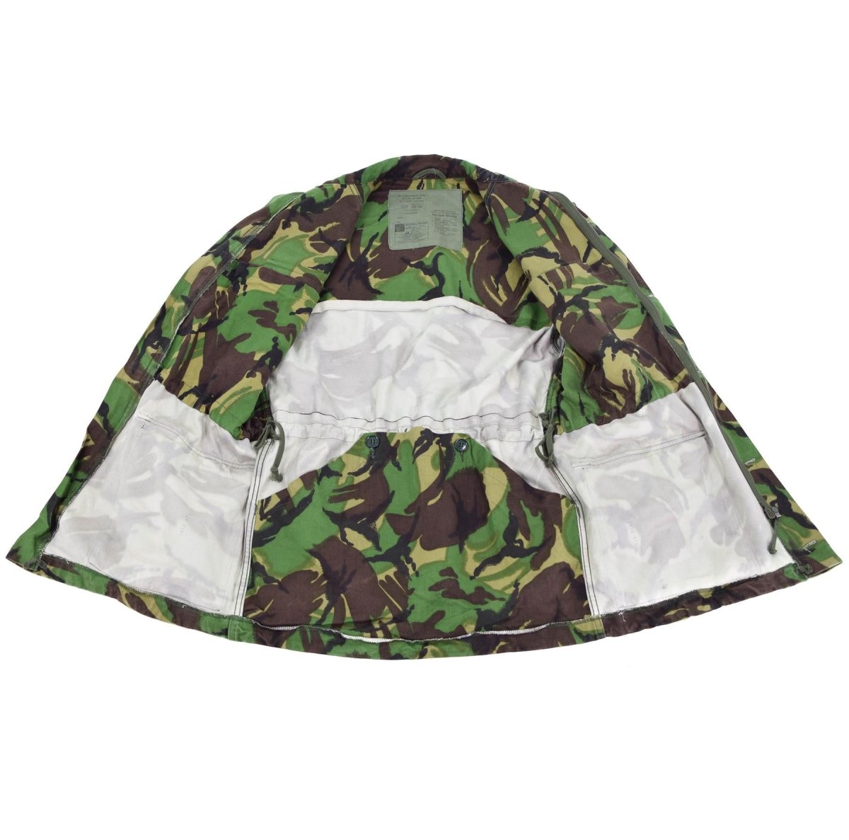 Original britische Armeejacke BDU Kampfkittel Kaltwetterparka Militärausgabe