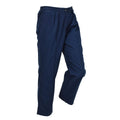 Originale Sanitäterhose der britischen Armee mit Falten vorne und elastischem Bund in Marineblau