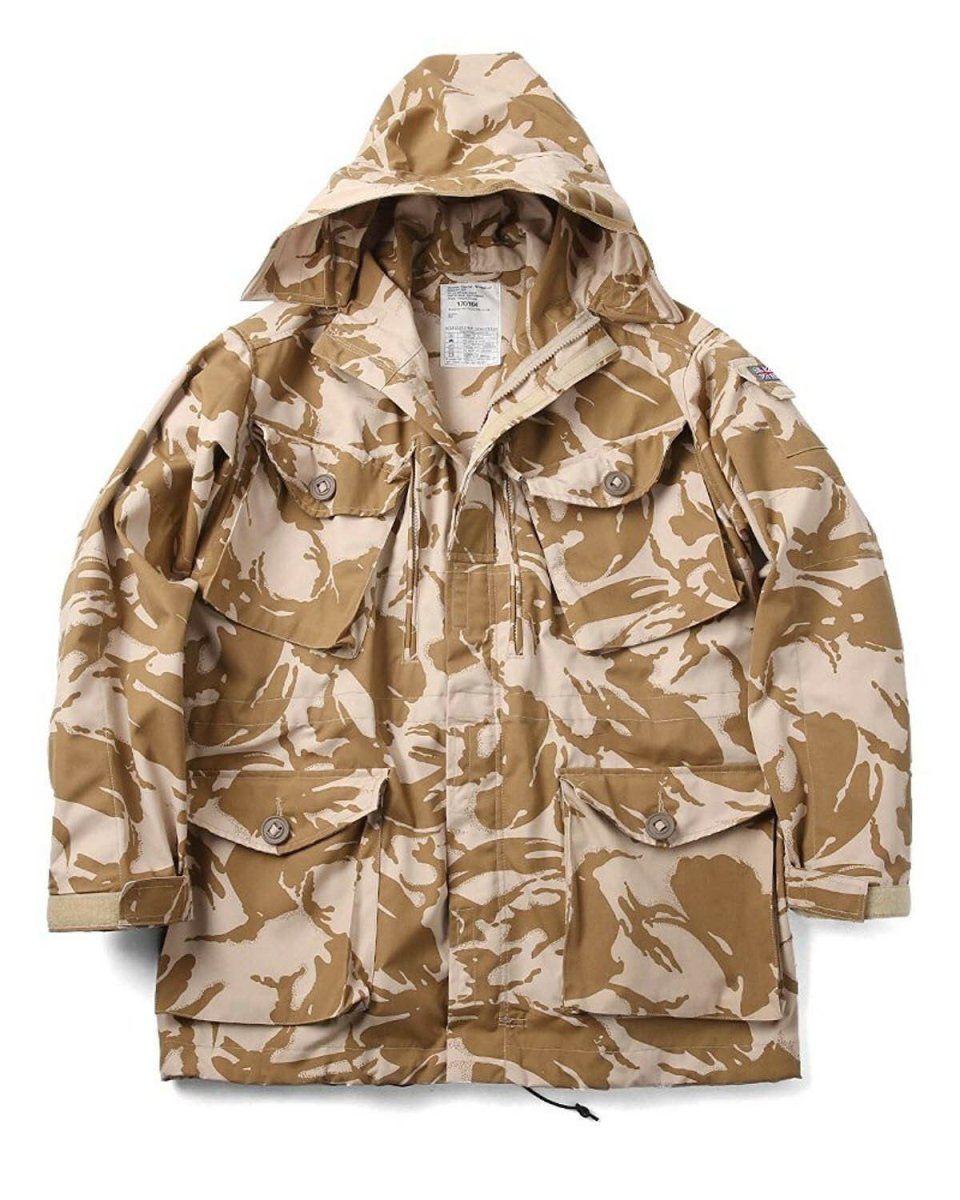 Original britische Armee Militär Kampf Wüstenjacke Parka Kittel winddicht NEU