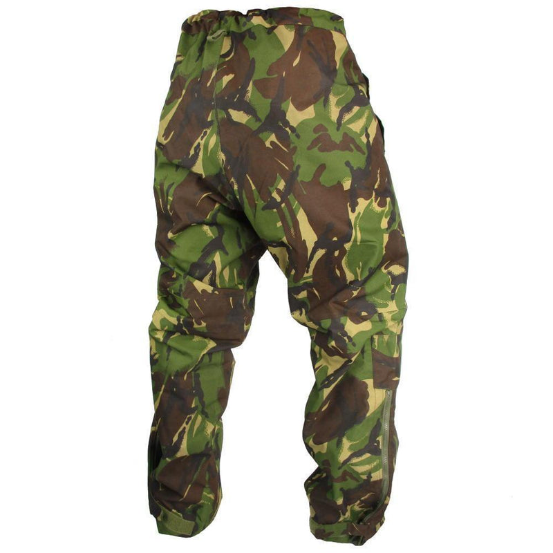 Original British army military combat DPM camo rain pants waterproof goretex - GoMilitar
