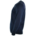 Original britischer Armee-Polizei-Pullover Commando Jumper blauer V-Ausschnitt-Pullover