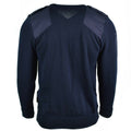 Original britischer Armee-Polizei-Pullover Commando Jumper blauer V-Ausschnitt-Pullover
