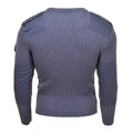 Original britische Armee Pullover Commando Jumper blau grau Pullover Wolle