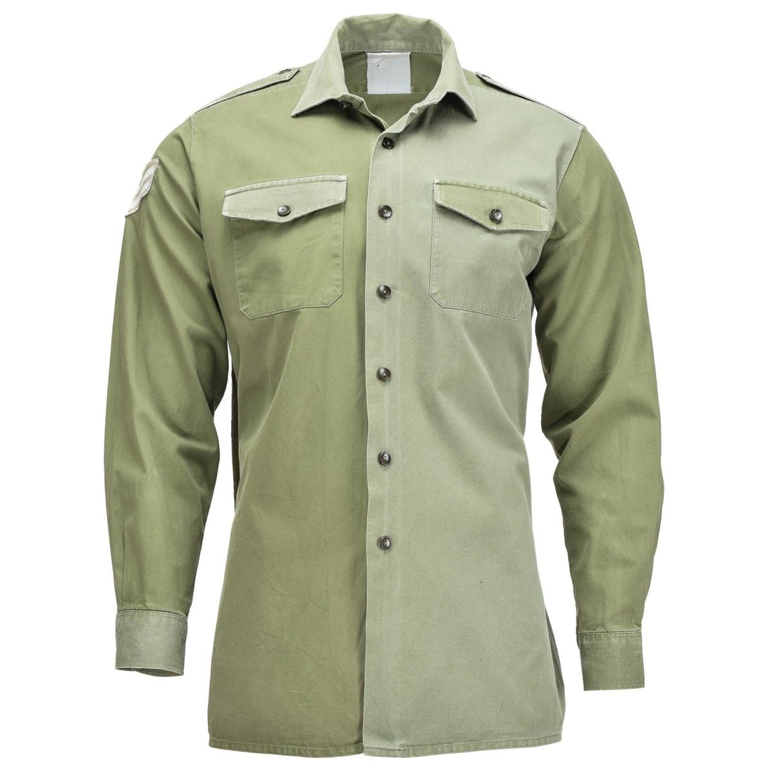 Original britisches Armeehemd OD Green Militärdienst Langarm BDU