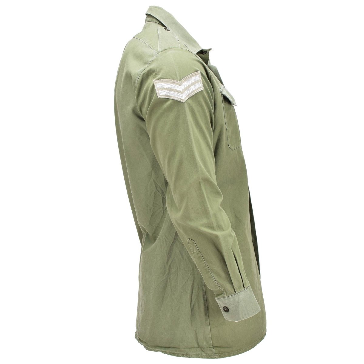 Original britisches Armeehemd OD Green Militärdienst Langarm BDU