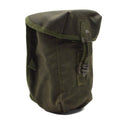 Original British Military 1L Feldflasche mit Schraubdeckel, Vintage-Beutel inklusive Olive