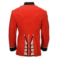 Original britische Militär-Formelle Jacke mit goldenen Knöpfen ohne Schulterklappen, Rot